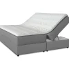 Comfort boxbed säng med förvaring 5-zons pocket (Grå) - Valfri bredd