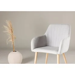Comfort matstol - Ljusgrå