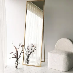 Cool golvspegel 170 cm - Guldram