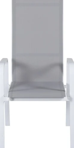 Copacabana karmstol - Grå/Vit + Rengöringsmedel för utemöbler