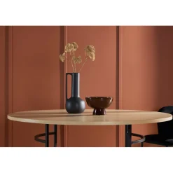 Copenhagen matbord Ø140 cm - Whitewash/svart