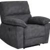 Coventry el reclinerfåtölj grå microfiber + Textilrengöring för möbler