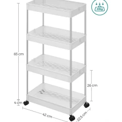 Criollo kökshylla 86 cm - Vit