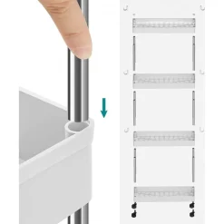 Criollo kökshylla 83 cm - Vit