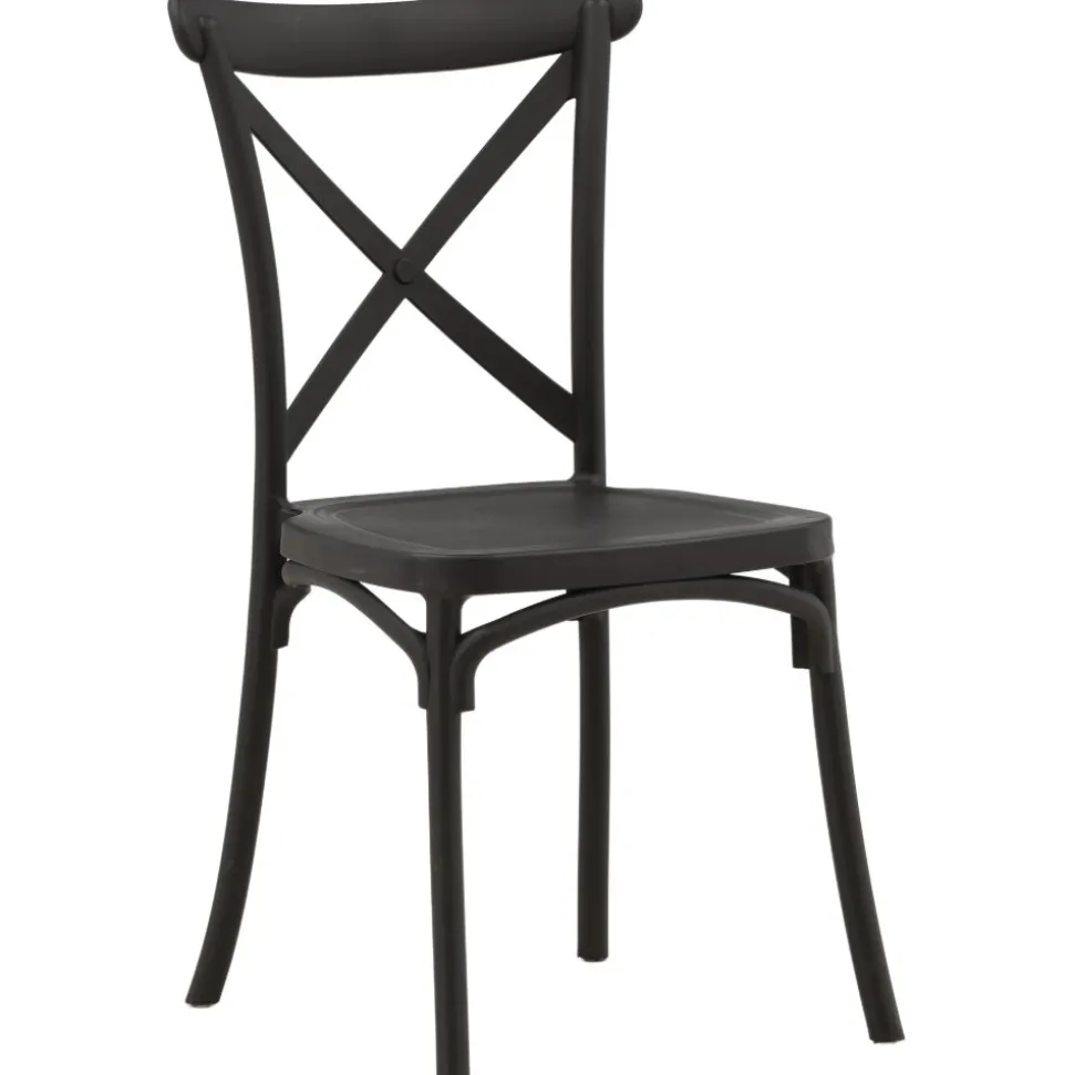 Crosett matstol - Svart