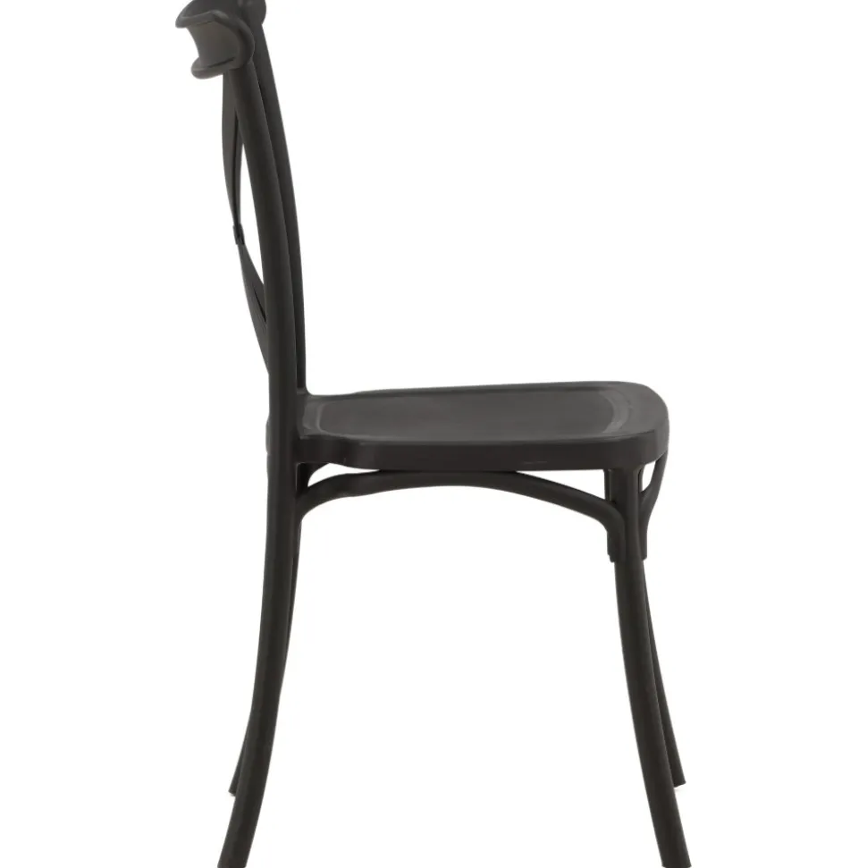 Crosett matstol - Svart