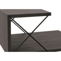 Cross sängbord - Mörkbrun