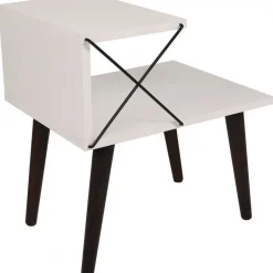 Cross sängbord - Vit