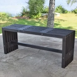 Cuba bänk - Svartlasyr + Fläckborttagare för möbler