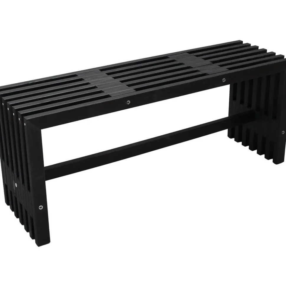 Cuba bänk - Svartlasyr + Fläckborttagare för möbler