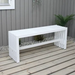 Cuba sittbänk - Vit + Rengöringsmedel för utemöbler