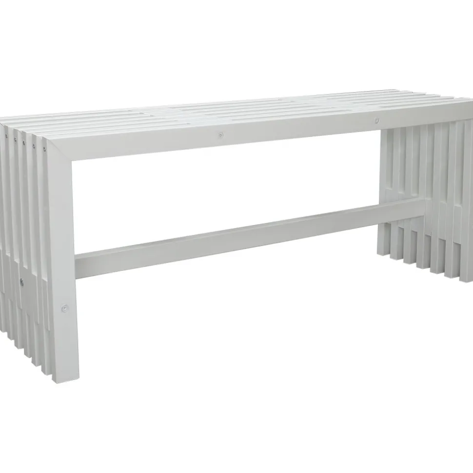 Cuba sittbänk - Vit + Rengöringsmedel för utemöbler