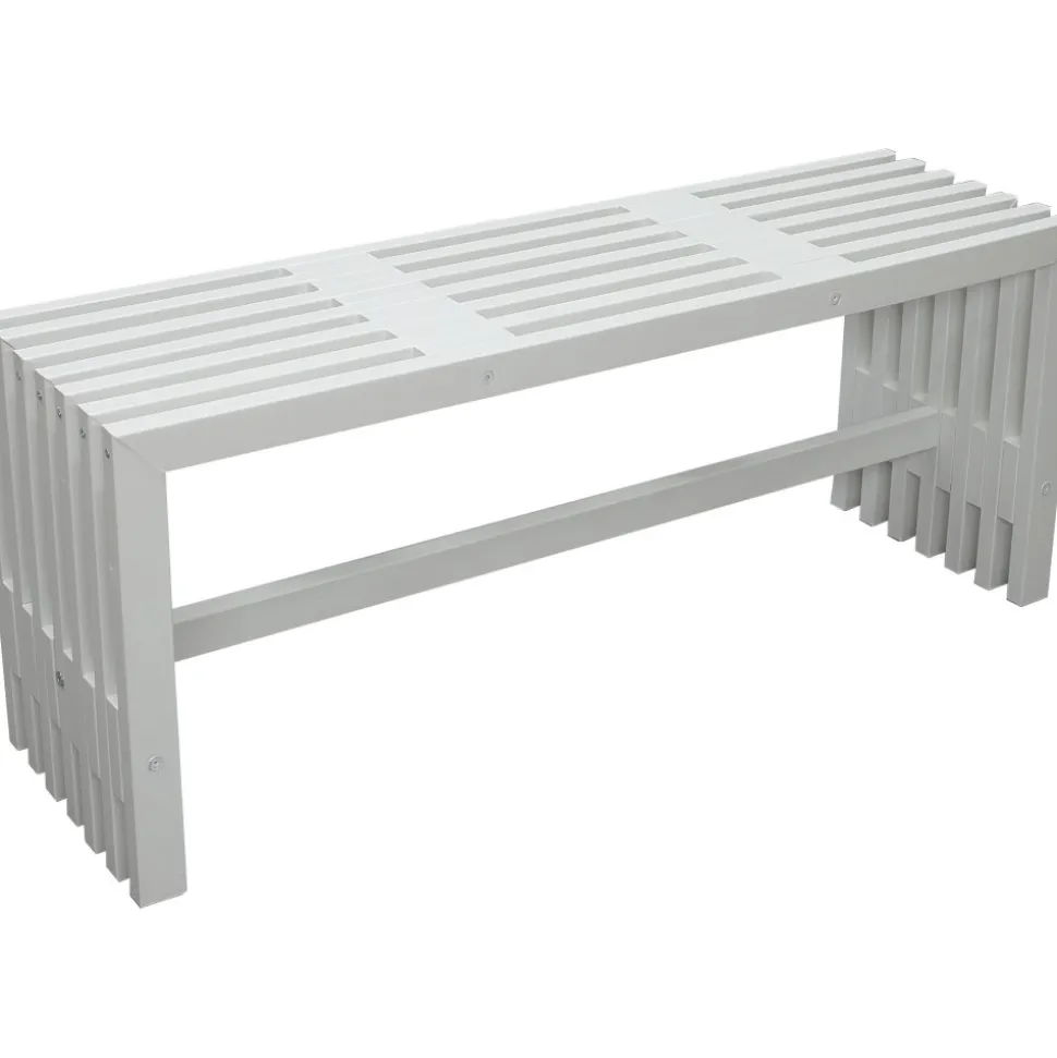 Cuba sittbänk - Vit + Rengöringsmedel för utemöbler