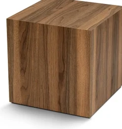 Cubo sidobord 45 x 45 cm - Valnöt