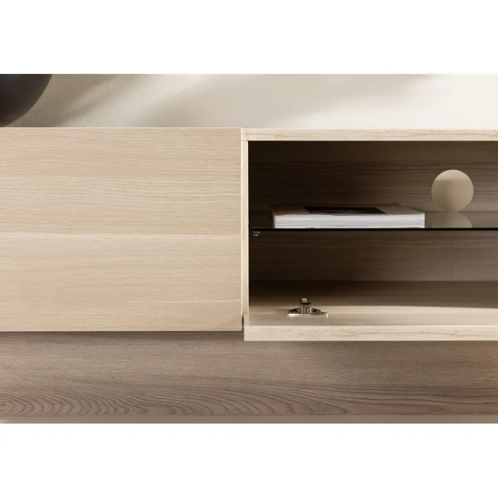 Cuenca TV-bänk - Whitewash