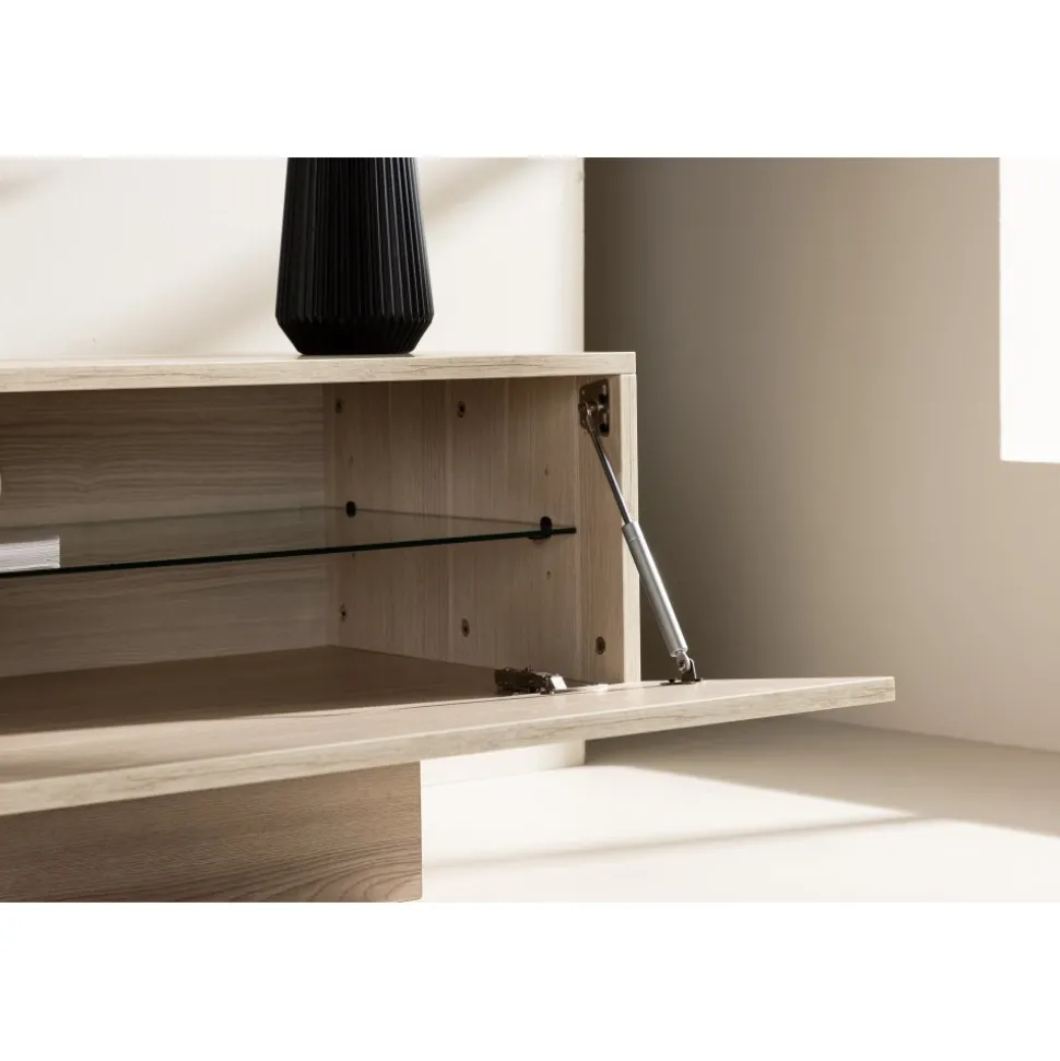 Cuenca TV-bänk - Whitewash