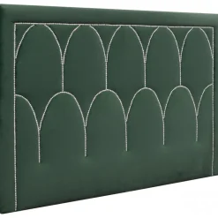 Dalarö sänggavel (Smaragdgrönt sammet) - Valfri bredd