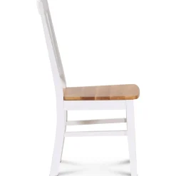 Dalarös matgrupp bord vit/ek med 4 st Dalarös stolar