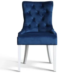 Dalsland matgrupp: Runt bord i Ek / Vit med 4 st Blåa Tuva stolar + 3.00 x Möbeltassar