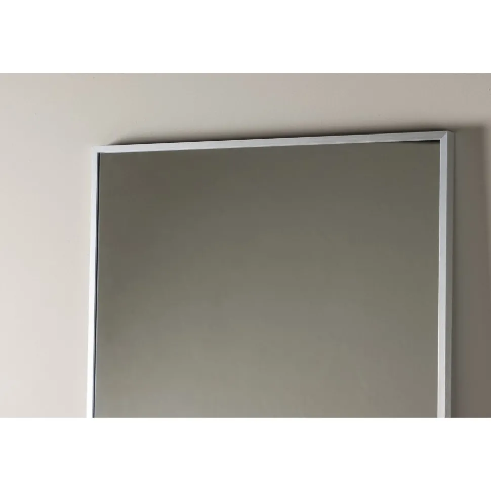 Dalton spegel - Silver + Glas och Kristallrengöring