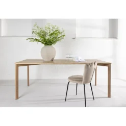 Damon matbord 200 x 90 cm - Whitewash