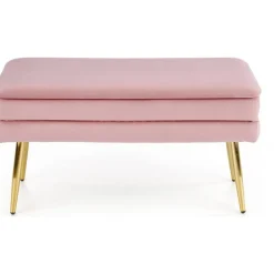 Darnell sittbänk - Rosa/guld