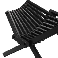 Däckstol svart med nackkudde + Rengöringsmedel för utemöbler