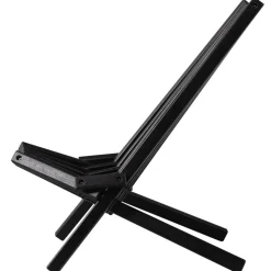 Däckstol svart med nackkudde + Textilskydd för utemöbler