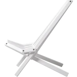 Däckstol vit med nackkudde