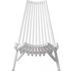 Däckstol vit med nackkudde + Fläckborttagare för möbler