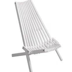 Däckstol vit med nackkudde + Fläckborttagare för möbler