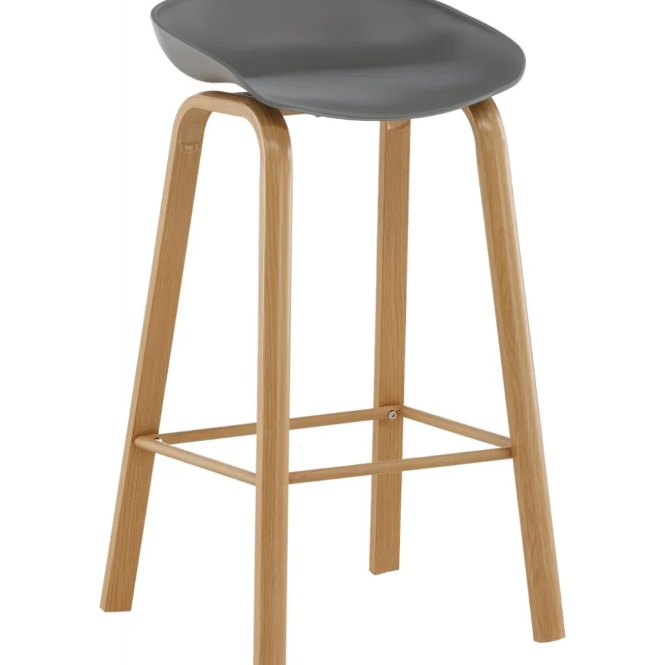 Decatur barstol - Grå