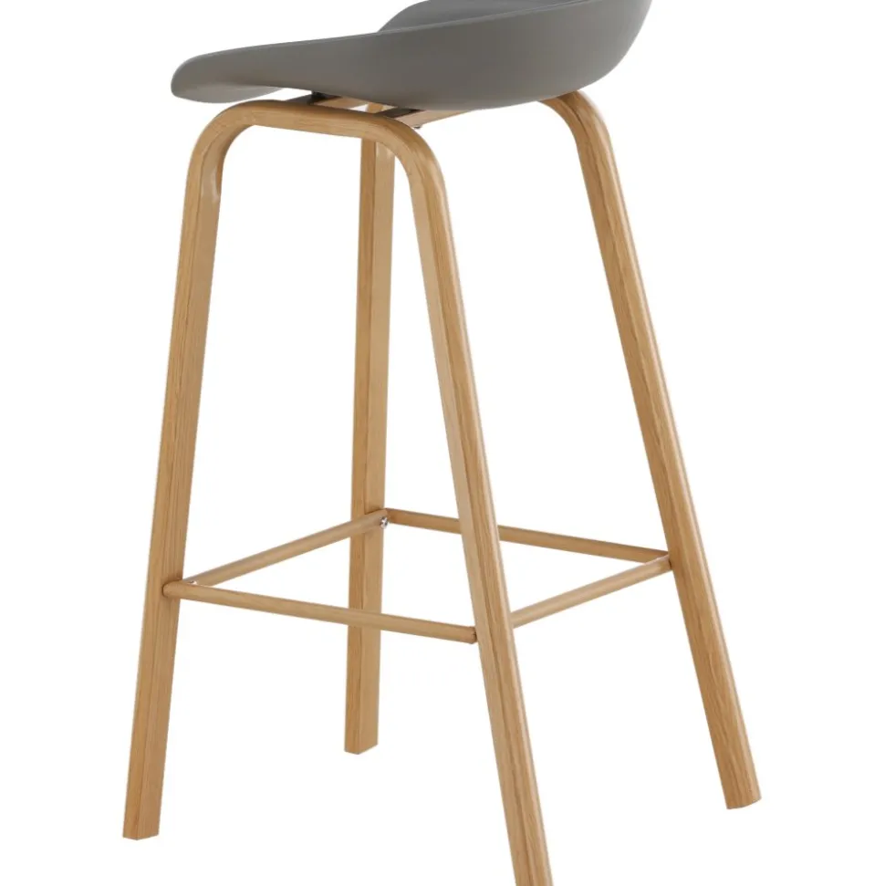Decatur barstol - Grå