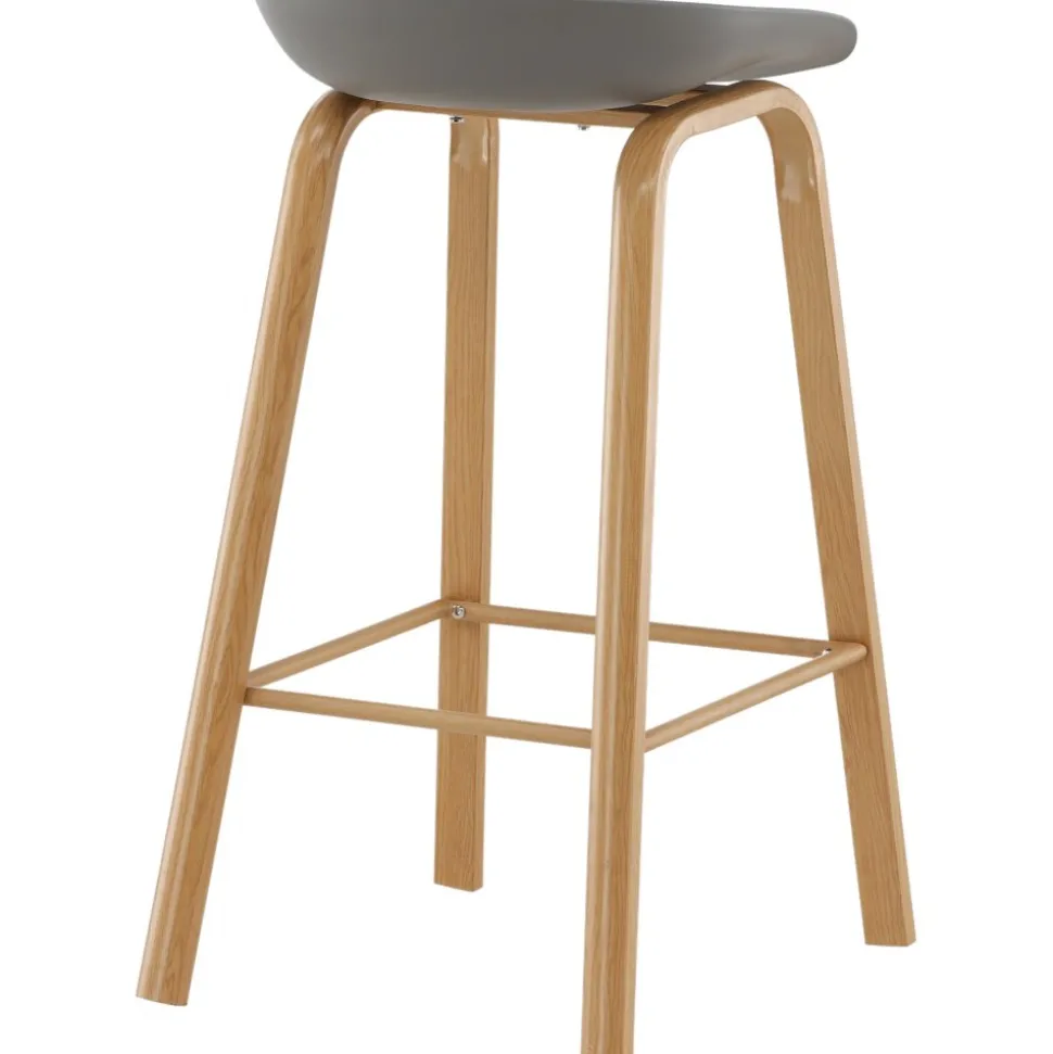 Decatur barstol - Grå