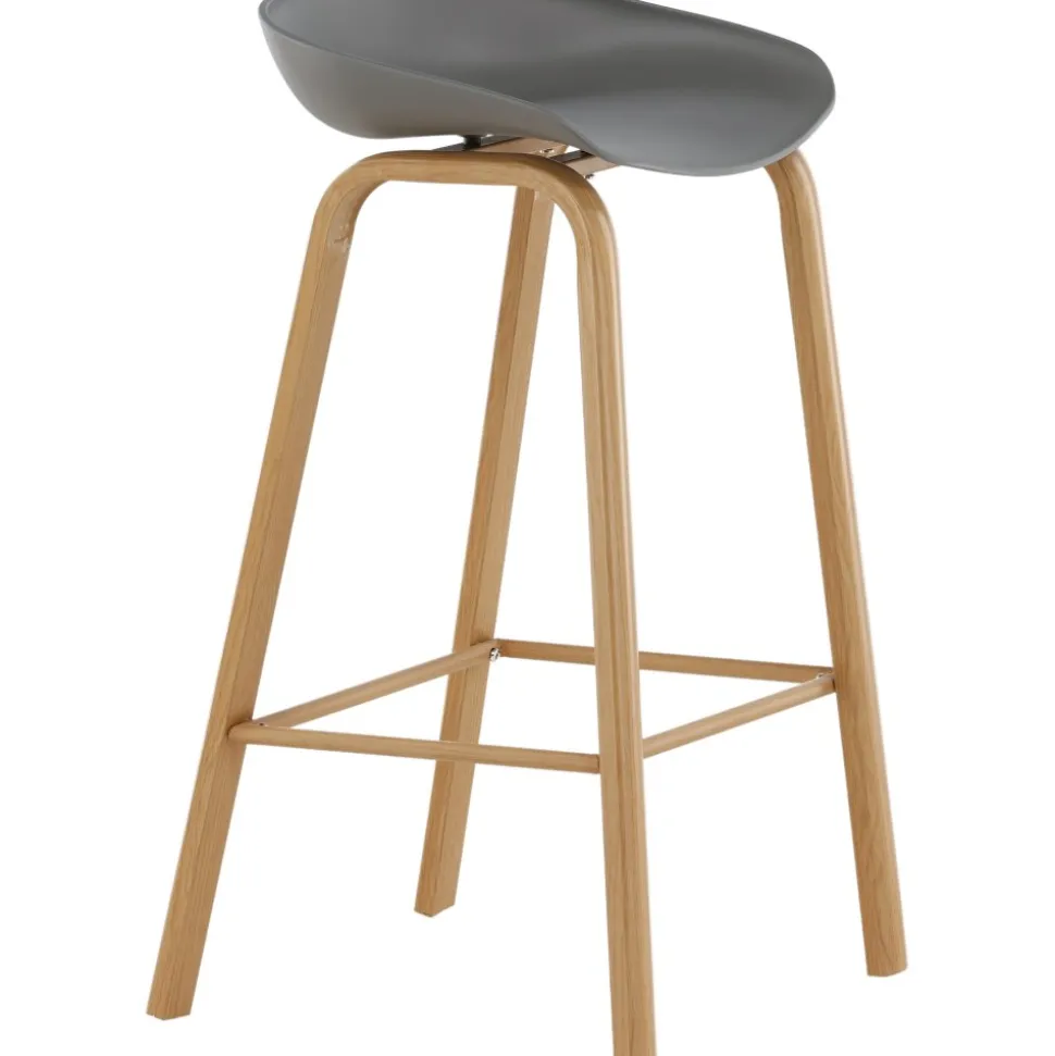 Decatur barstol - Grå