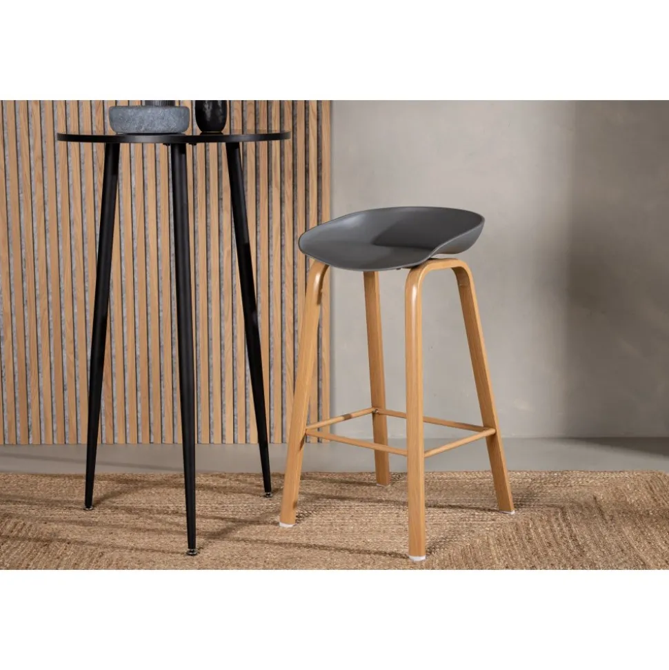 Decatur barstol - Grå