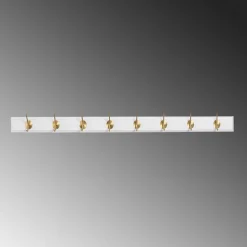 Demandu kroklist 100 cm - Vit/guld