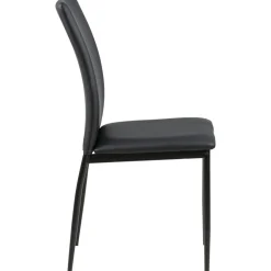 Demina matstol - Svart PU