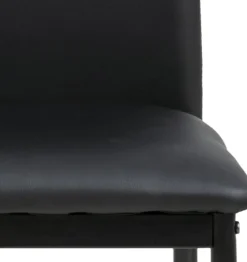 Demina matstol - Svart PU