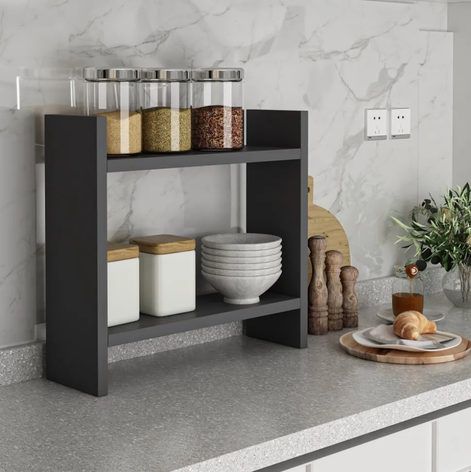 Denver kökshylla - Antracit