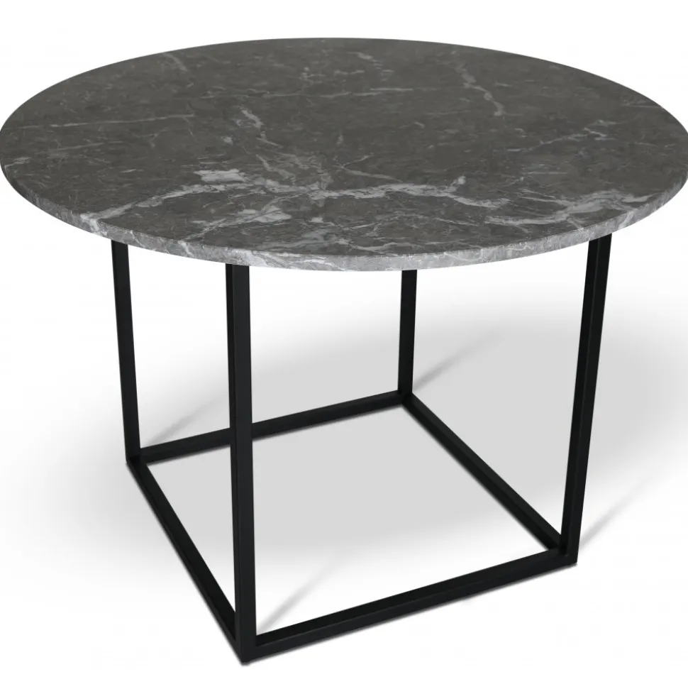 Dexter runt matbord i marmor Ø120 cm - Grå Betano marmorsten