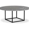 Dexter runt soffbord Ø120 cm - Metall / Grå Betano marmor