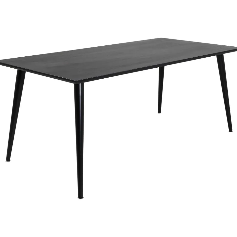 Dipp matbord 180 x 90 cm - Svart