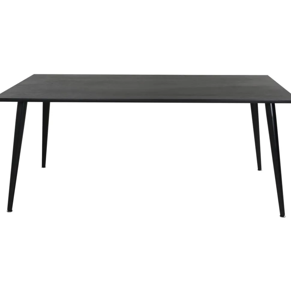 Dipp matbord 180 x 90 cm - Svart