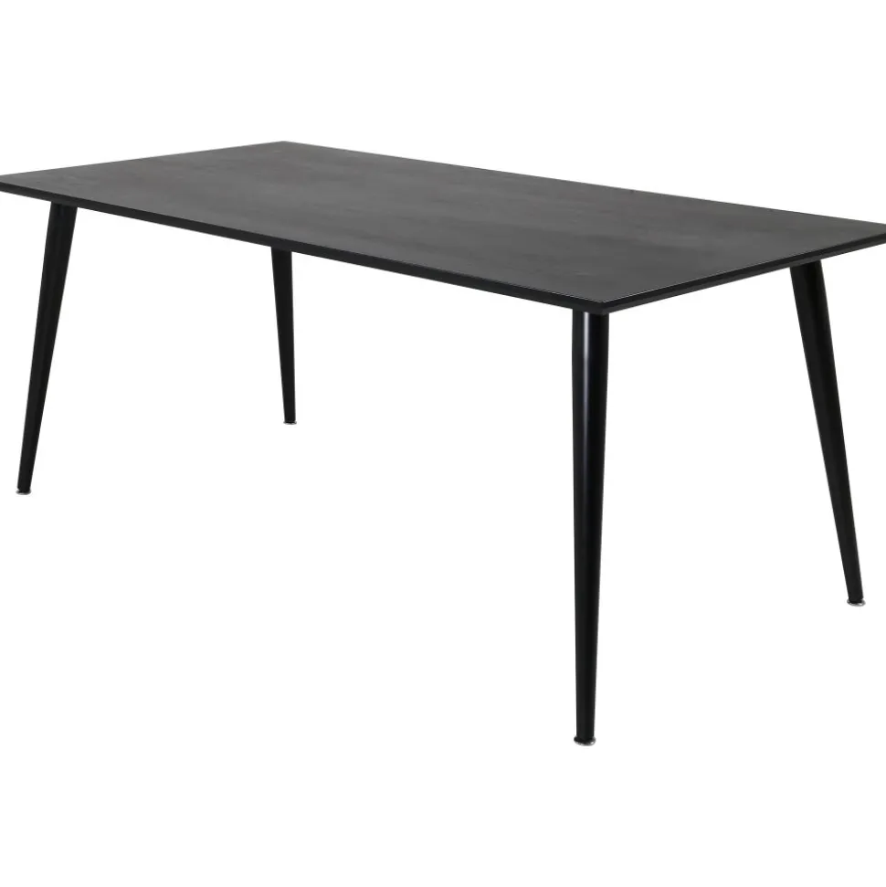 Dipp matbord 180 x 90 cm - Svart