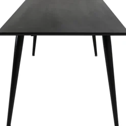 Dipp matbord 180 x 90 cm - Svart