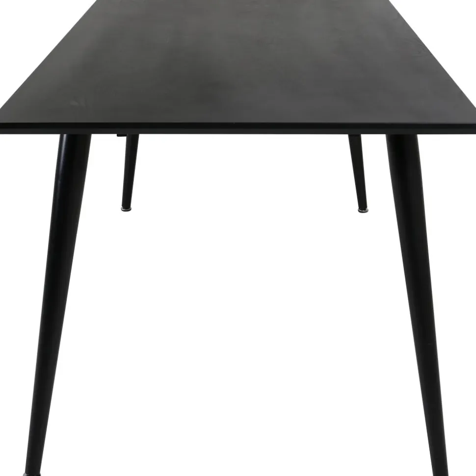 Dipp matbord 180 x 90 cm - Svart