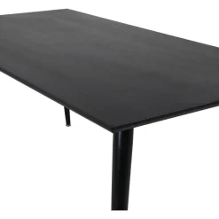 Dipp matbord 180 x 90 cm - Svart