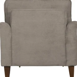 Divanfåtölj Howard mörkbeige manchester