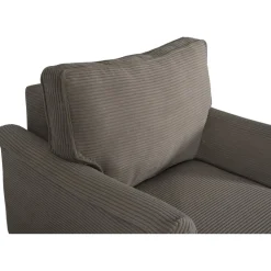 Divanfåtölj Howard mörkbeige manchester